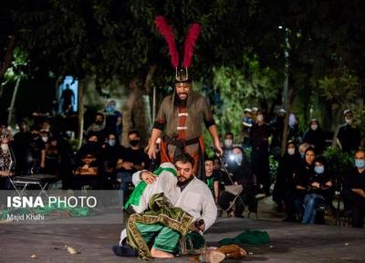 تعزیه بازار شام مقابل تالار وحدت اجرا می شود